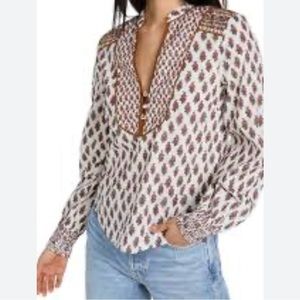 Veronica Beard Multicolor Patterned Blouse